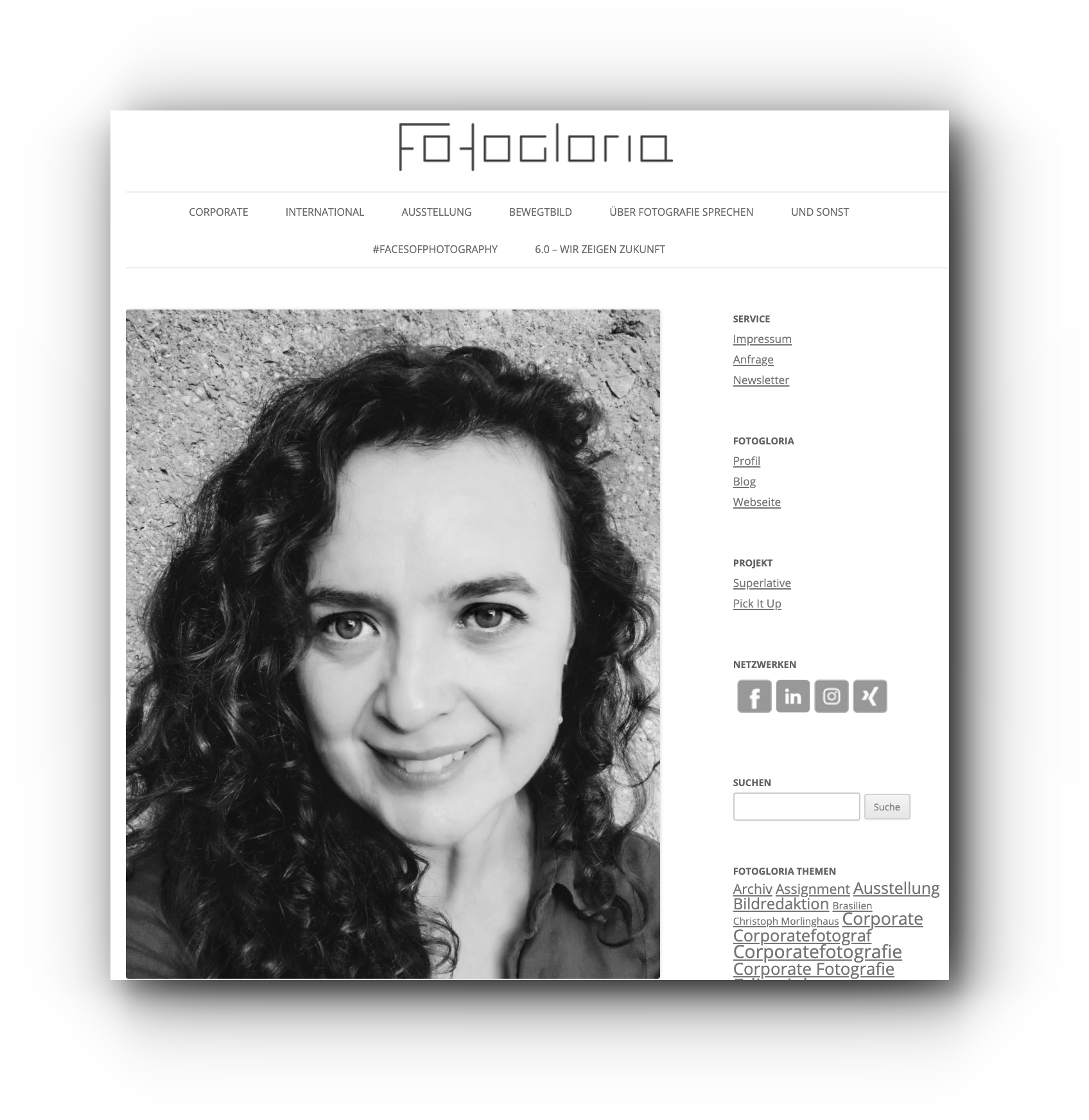 Interview in #FacesOfPhotography published on fotogloria.de - May 2021